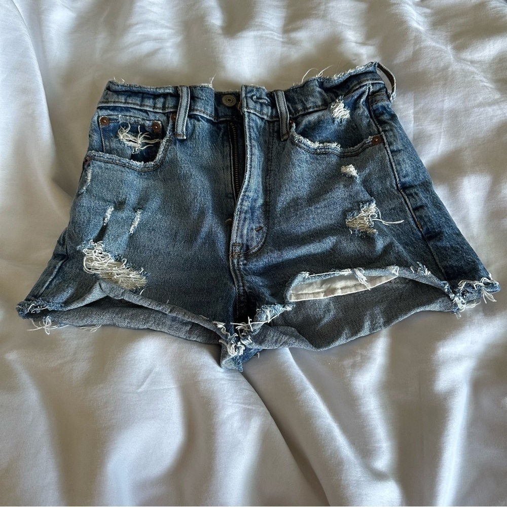 High Waisted Jean Shorts